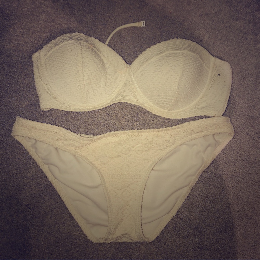White bikini
